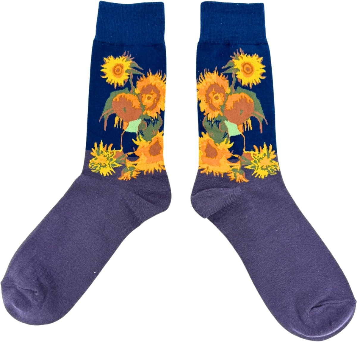 Tutti Footi Van Gogh sokken - Vaas met 5 Zonnebloemen, maat 37-44 Tutti Footi Van Gogh sokken - Vaas met 5 Zonnebloemen, maat 37-44