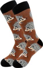 Egel sokken bruin-grijs | 37–43 | Zachte katoenmix, stretch