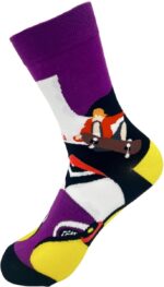 sokken met katten Paarse skater sokken maat 41–46, zacht